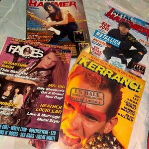 Heavy Metal Rock Magazine Lot